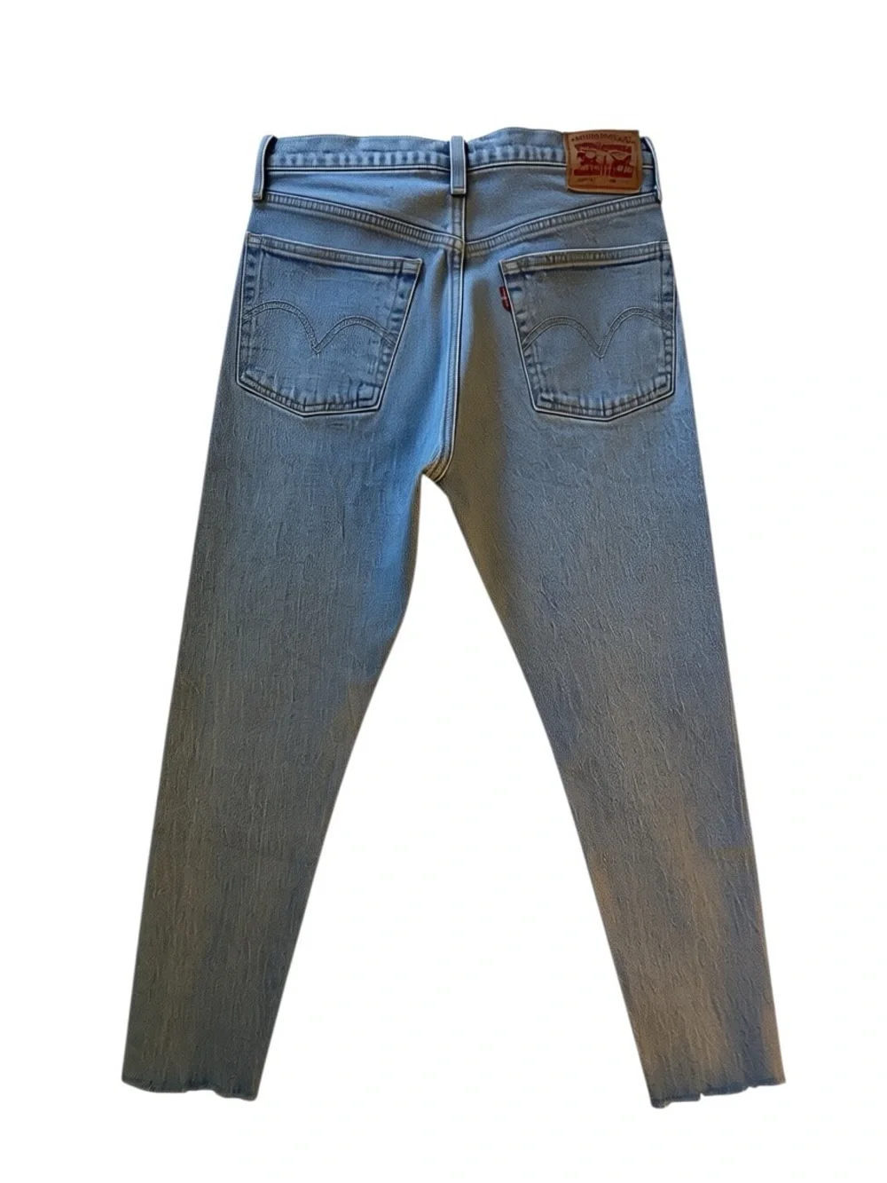 Levi's Women's Ankle Cropped Jeans in Light Blue